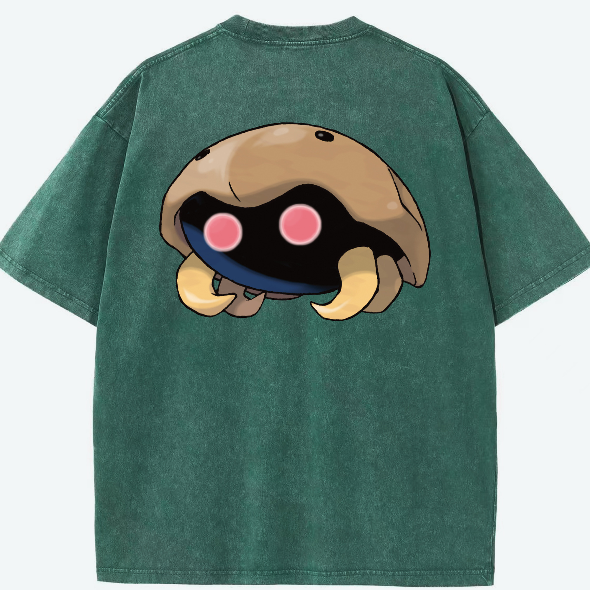 （画像用） ポケットモンスター Pokémon 綿100% ヴィンテージ風 半袖Tシャツ（背面プリント）